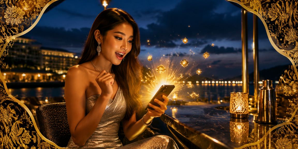Pemain Malaysia menggunakan telefon bimbit untuk deposit kasino mudah alih zsu60